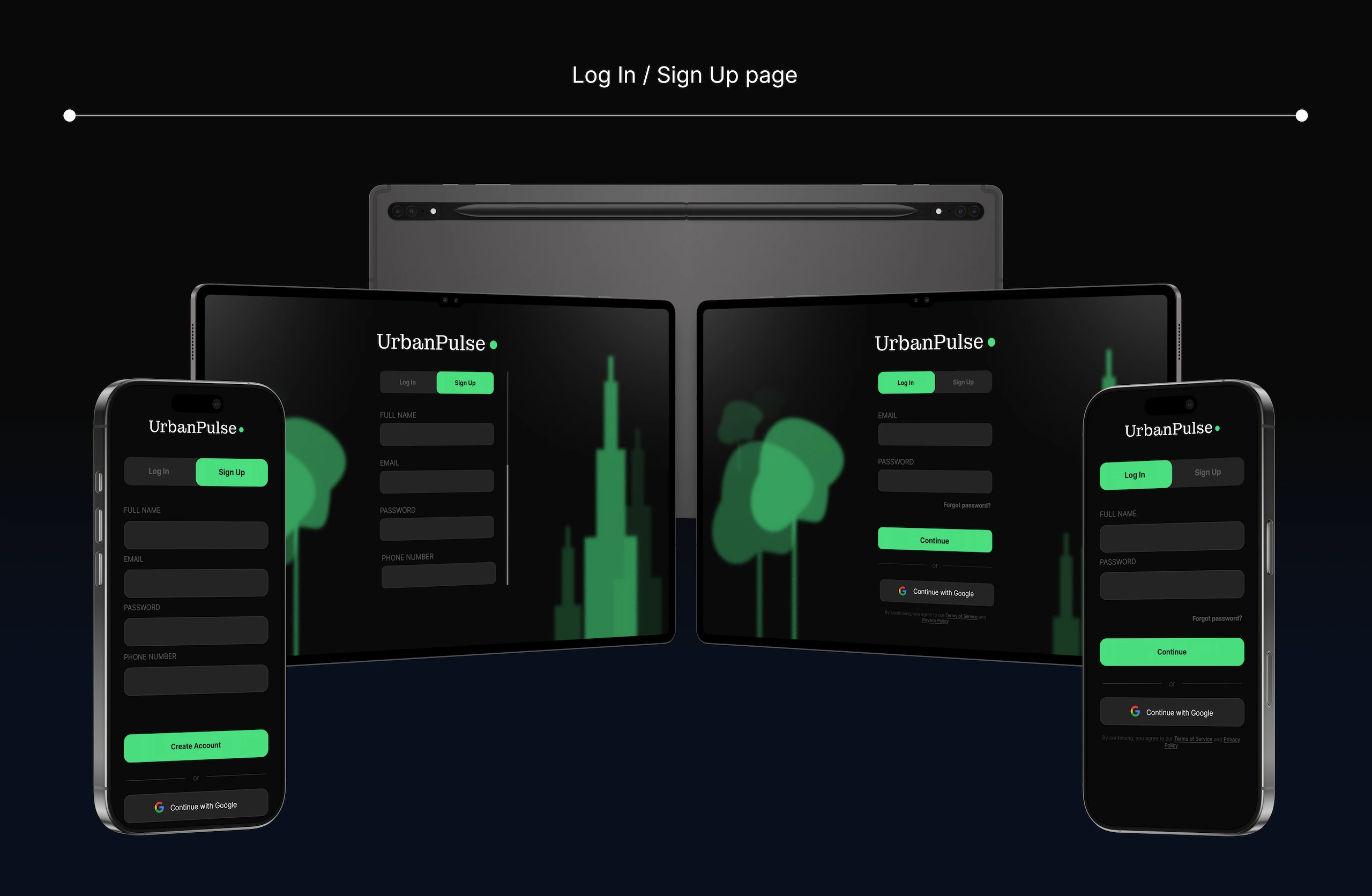 UrbanPulse App Desktop screen 4