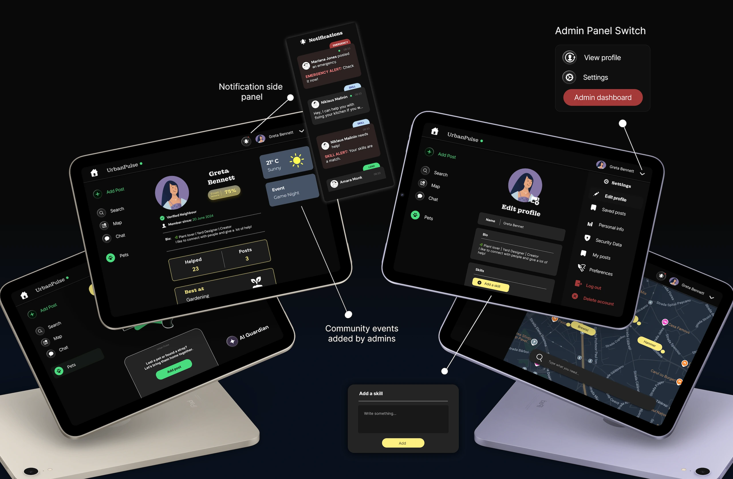 UrbanPulse App Desktop screen 5