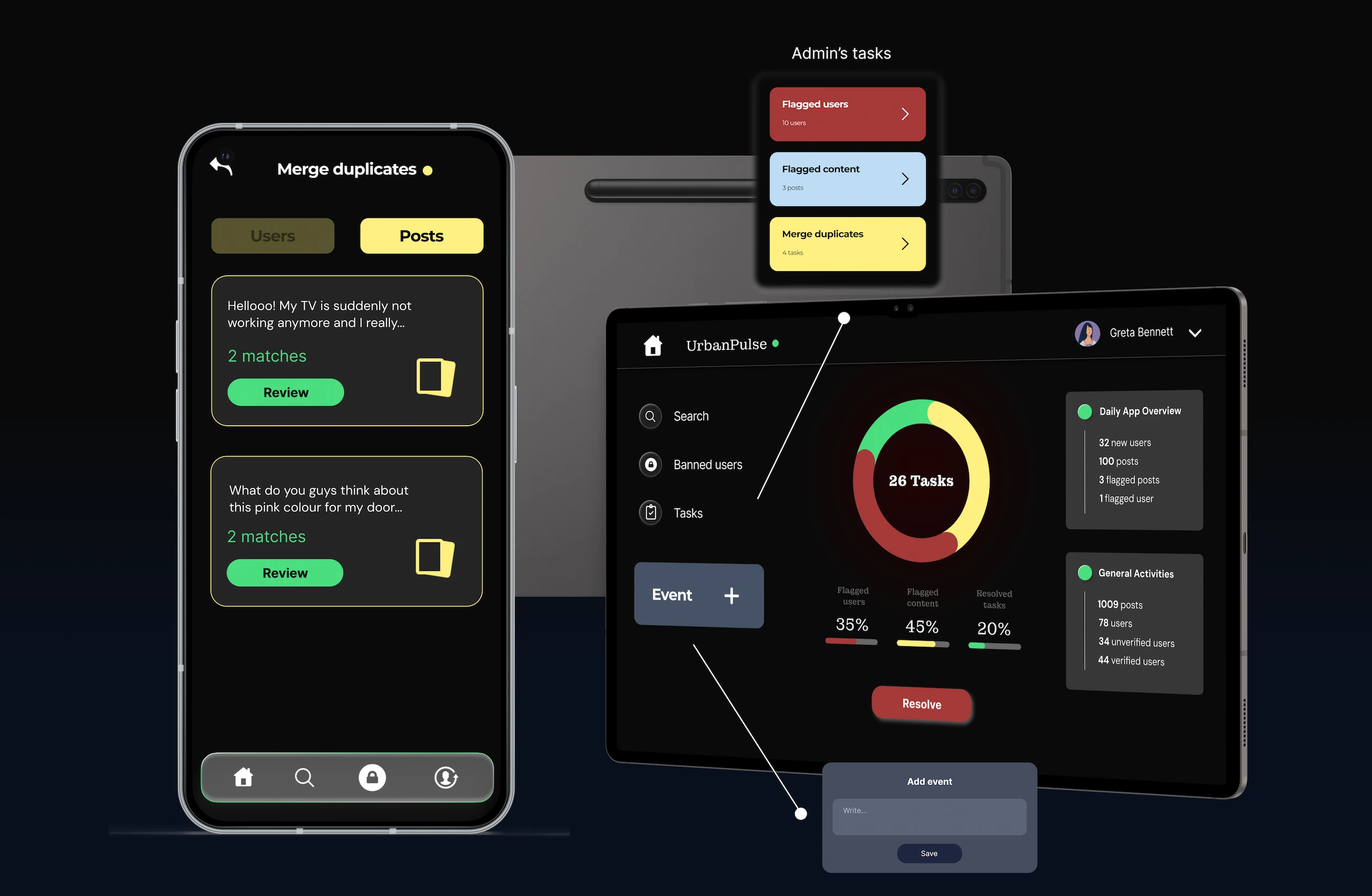 UrbanPulse App Desktop screen 6